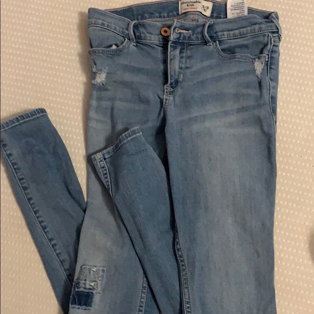 abercrombie and fitch kids super skinny jeans